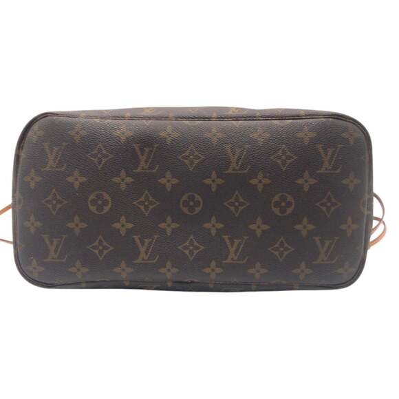 LOUIS VUITTON Authentic Brown Monogram Neverfull MM Tote Bag